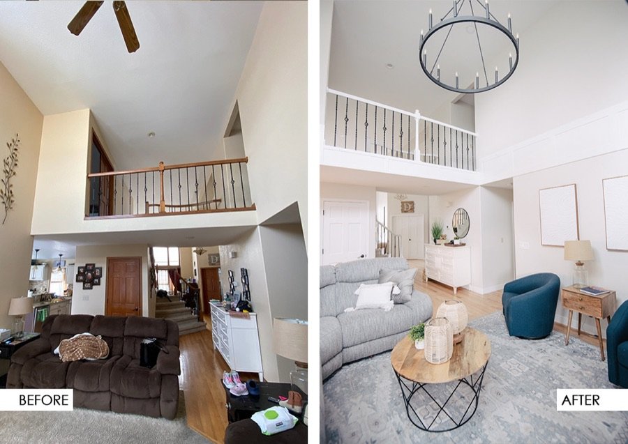 Stonegate refresh, before and after, floor plan, and selection boards, photo 3