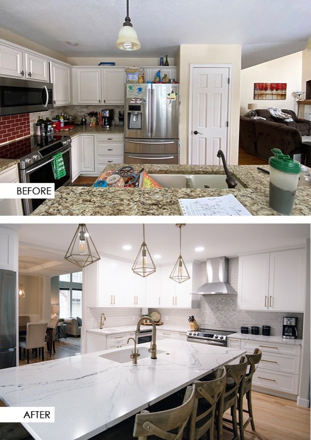 Stonegate refresh, before and after, floor plan, and selection boards, photo 5