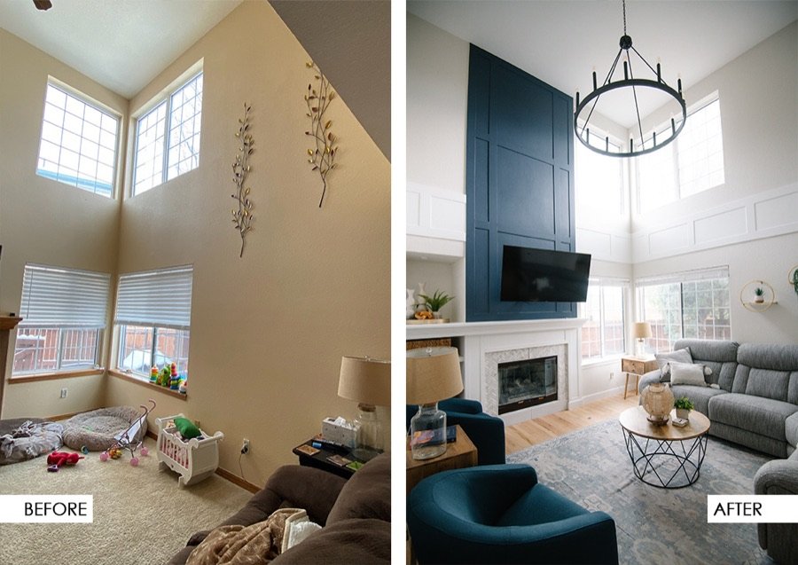 Stonegate refresh, before and after, floor plan, and selection boards, photo 2